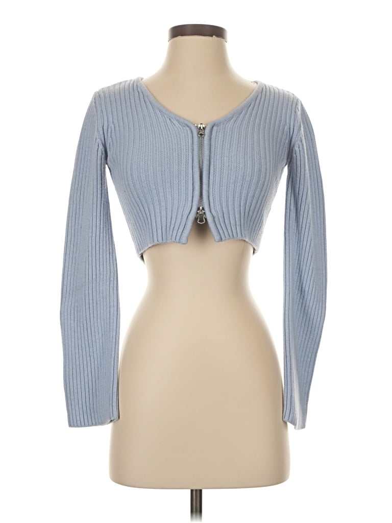 Pre-owned Garage Cardigan Sweater In Blue