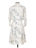 Habitual 100% Polyester Print Ivory Cocktail Dress Size XS (0) - photo 2
