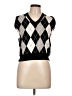 Shein Argyle Black Sweater Vest Size 11 - 12 - photo 1