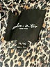 Unbranded 100% Viscose Animal Print Black Tan Long Sleeve Blouse Size XL - photo 7