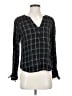Sanctuary 100% Rayon Black Long Sleeve Blouse Size S - photo 1