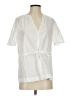 Samsoe Samsoe 100% Cotton White Short Sleeve Blouse Size XS - photo 1