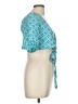 Unbranded Teal 3/4 Sleeve Blouse Size M (estimated) - photo 4