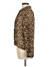 Divided by H&M Animal Print Brown Long Sleeve Blouse Size 6 - photo 5