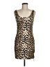 Assorted Brands Animal Print Tan Cocktail Dress Size M - photo 1