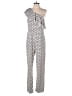 Elements by Nina Polka Dots White Jumpsuit Size M (estimated) - photo 1