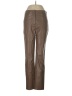 Milly 100% Polyester Brown Faux Leather Pants Size 29 waist - photo 1