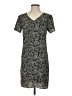 IKKS 100% Polyester Paisley Gray Casual Dress Size EU (FR) 34 / US 2 - photo 1