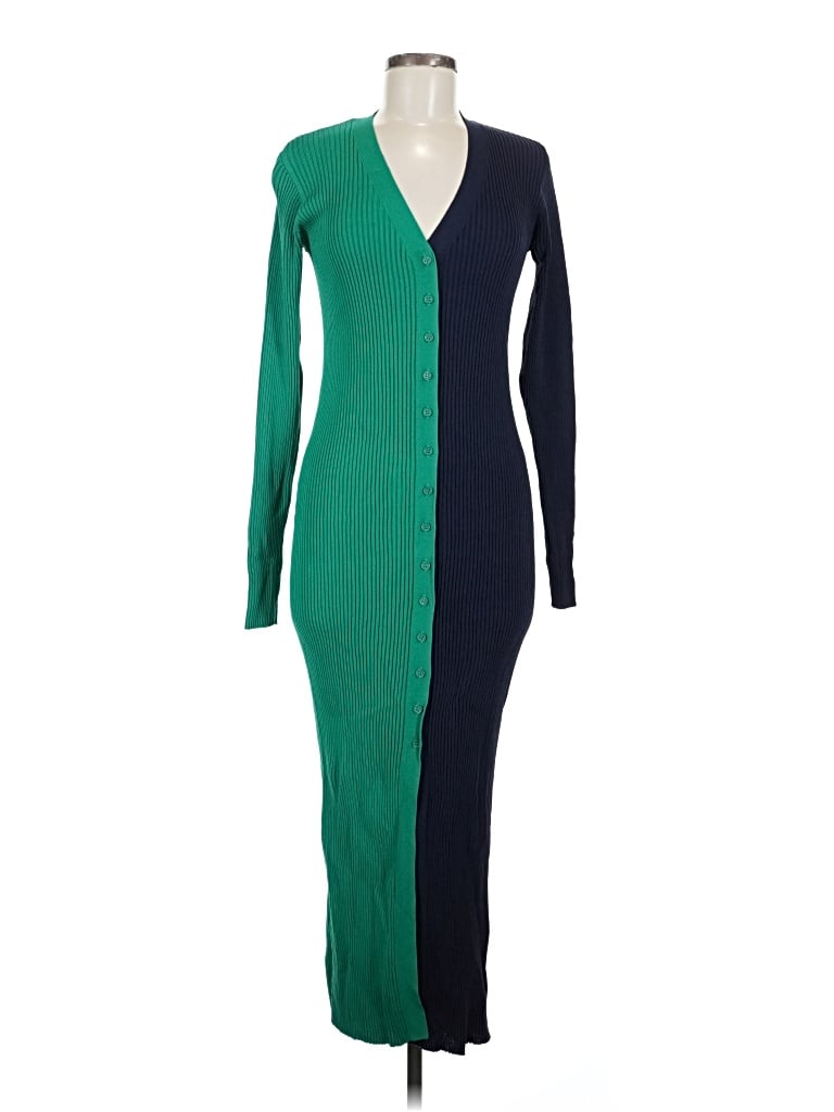 Pre-owned Staud Casual Dress In Green