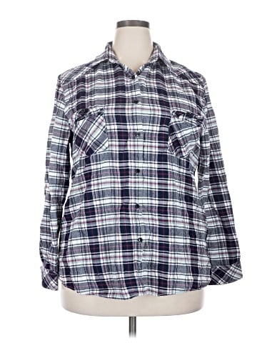 Matchstick Long Sleeve Button-Down Shirt (view 1)