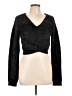 Oval Square 100% Nylon Black Pullover Sweater Size L - photo 1