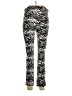 Peck & Peck Print Black Active Pants Size 12 - photo 2