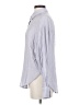 Express Stripes Purple Long Sleeve Button-Down Shirt Size XS - photo 5