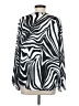 Vince Camuto 100% Polyester Silver Long Sleeve Blouse Size S - photo 2
