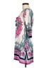 White Mark Paisley Pink Casual Dress Size M - photo 5