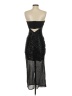Crescent Stars Black Cocktail Dress Size S - photo 2