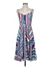 Parker 100% Polyester Print Blue Casual Dress Size XS (estimated) - photo 1