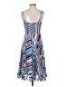 Parker 100% Polyester Print Blue Casual Dress Size XS (estimated) - photo 2