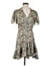 Sandro 100% Polyester Floral Green Casual Dress Size S (estimated) - photo 1