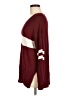 Unbranded 100% Viscose Color Block Burgundy Pullover Sweater Size M - photo 5