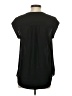 Black Rainn 100% Polyester Black Short Sleeve Blouse Size S - photo 2
