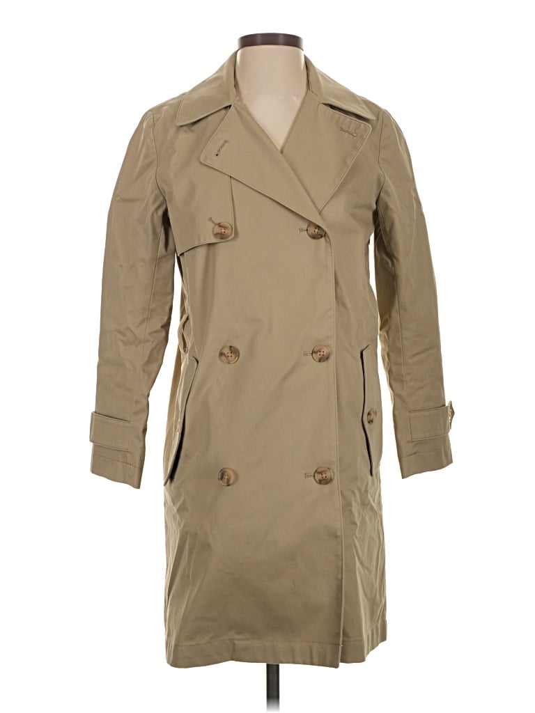 Pre-owned Gap Trenchcoat In Brown