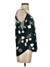 Kaileigh Teal Sleeveless Blouse Size S - photo 4
