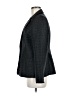 Chico's Houndstooth Gray Blazer Size Med (1) - photo 5