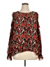 Krazy Kat 100% Polyester Red 3/4 Sleeve Blouse Size XL - photo 1