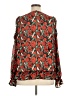 Krazy Kat 100% Polyester Red 3/4 Sleeve Blouse Size XL - photo 2
