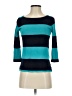 J.Crew Stripes Teal Pullover Sweater Size XXS - photo 1