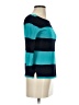 J.Crew Stripes Teal Pullover Sweater Size XXS - photo 4
