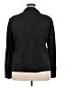 Lane Bryant 100% Polyester Black Blazer Size 24 - photo 2
