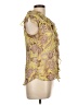 Peck & Peck 100% Polyester Yellow Sleeveless Blouse Size L - photo 4