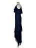 Parker Black 100% Polyester Blue Cocktail Dress Size 4 - photo 5