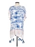 Surf Gypsy 100% Rayon Blue Short Sleeve Blouse Size S - photo 2