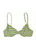 Mono b Stripes Yellow Swimsuit Top Size L - photo 1