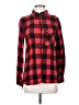 Rebellion Plaid Red Long Sleeve Button-Down Shirt Size S - photo 1