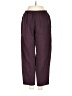 Assorted Brands 100% Cotton Solid Purple Casual Pants Size S - photo 1