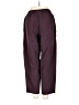 Assorted Brands 100% Cotton Solid Purple Casual Pants Size S - photo 2
