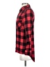 Rebellion Plaid Red Long Sleeve Button-Down Shirt Size S - photo 5