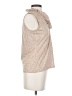 J. McLaughlin Tan Sleeveless Button-Down Shirt Size S - photo 4