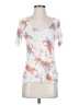Splendid 100% Lyocell Floral White Short Sleeve T-Shirt Size S - photo 1