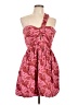 Likely 100% Polyester Paisley Pink Cocktail Dress Size 10 - photo 1