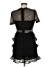 Aqua 100% Polyester Black Cocktail Dress Size M - photo 2