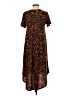 Lularoe Paisley Brown Casual Dress Size XS - photo 2
