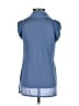 BCBGMAXAZRIA Blue Sleeveless Button-Down Shirt Size XXS - photo 2