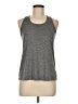 Reebok 100% Polyester Gray Active Tank Size M - photo 1