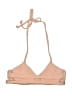 Unbranded Solid Tan Swimsuit Top Size S - photo 2