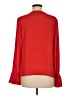 Eva Longoria 100% Polyester Red Long Sleeve Blouse Size M - photo 2